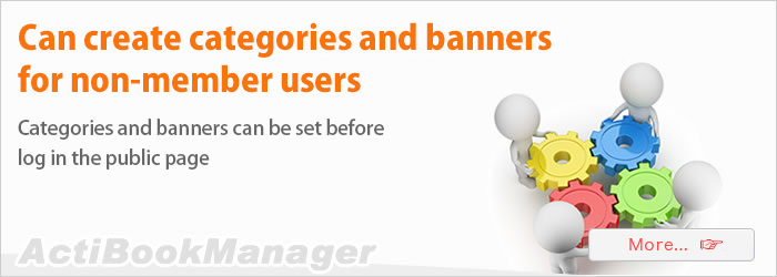 Create categories and banners for non-members